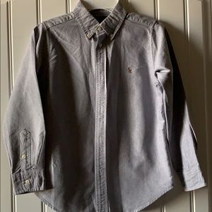 EUC boys Polo button down oxford shirt